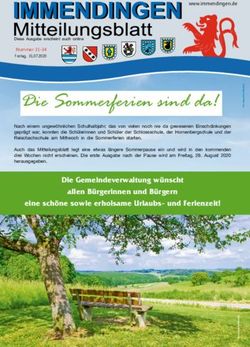 Die Sommerferien sind da! - in der Gemeinde ...