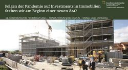 Folgen der Pandemie auf Investments in Immobilien Stehen wir am Beginn einer neuen &Auml;ra? - &Ouml;sterreichisches Fondsforum 2021 - FONDSFORUM goes ...