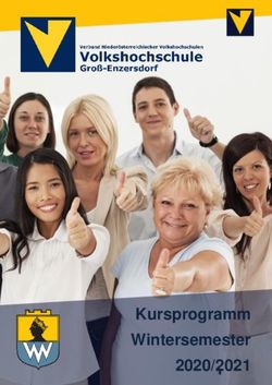Kursprogramm Wintersemester - Groß-Enzersdorf