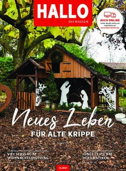 Neues Leben F&Uuml;R ALTE KRIPPE - VIEL SPASS BEIM WEIHNACHTSSHOPPING - HALLO Borken