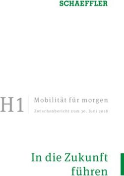 In die Zukunft f&uuml;hren - H1Mobilit&auml;t f&uuml;r morgen Zwischenbericht zum 30. Juni 2018