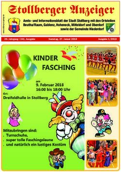 Stollberger Anzeiger - Gemeinde Niederdorf
