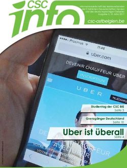 Uber ist überall Studientag der CSC BIE Grenzgänger Deutschland - Informationszeitschrift des Bezirksverbandes der Christlichen Gewerkschaften ...