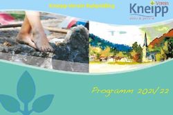 Programm 2021/22 - Kneipp-Verein Ruhpolding - Kneipp-Verein Ruhpolding eV