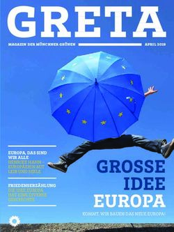 GROSSE IDEE EUROPA - magazin der münchner grünen - Grüne München