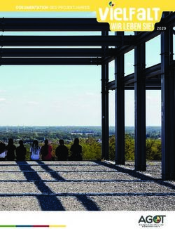 Wir leben sie! DOKUMENTATION DES PROJEKTJAHRES