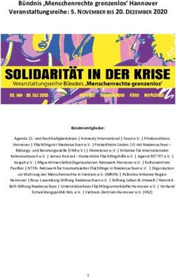 B&uuml;ndnis Menschenrechte grenzenlos' Hannover Veranstaltungsreihe: 5. NOVEMBER BIS 20. DEZEMBER 2020