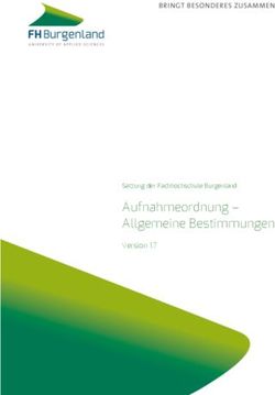 Aufnahmeordnung - Allgemeine Bestimmungen - Version 1.7 - FH ...