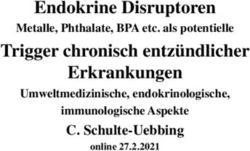 Endokrine Disruptoren Trigger chronisch entz&uuml;ndlicher Erkrankungen - C. Schulte-Uebbing