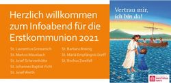 Herzlich willkommen zum Infoabend f&uuml;r die Erstkommunion 2021 - St. Laurentius Gressenich St. Barbara Breinig - Pfarrei St. Barbara ...