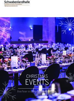 EVENTS CHRISTMAS Ihre Feier in der Schwabenlandhalle.