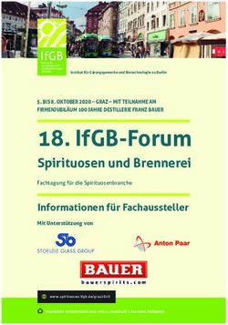 IFGB-FORUM SPIRITUOSEN UND BRENNEREI - IFGB BERLIN