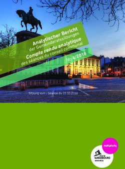 Sitzung vom / S&eacute;ance du 22.10.2018 - S&eacute;ances du conseil ...