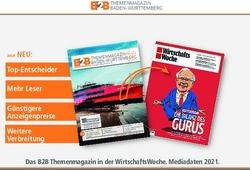 Top-Entscheider Mehr Leser Günstigere Anzeigenpreise Weitere Verbreitung Das B2B Themenmagazin in der WirtschaftsWoche. Mediadaten 2021.