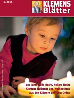 Klemens Bl&auml;tter 4/2018 - Redemptoristen