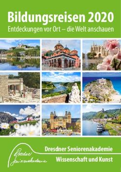 Bildungsreisen 2020 Entdeckungen vor Ort - die Welt anschauen - Dresdner Seniorenakademie Wissenschaft und Kunst - Dresdner Seniorenakademie ...