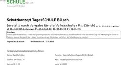 Schutzkonzept TagesSCHULE Bülach