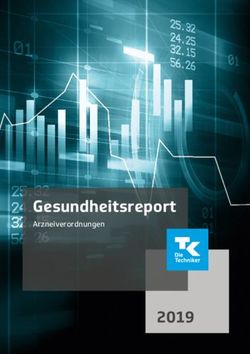 Gesundheitsreport 2019 - Techniker Krankenkasse