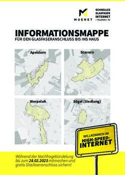 INFORMATIONSMAPPE F&Uuml;R DEN GLASFASERANSCHLUSS BIS INS HAUS - Stavern Apeldorn - MUENET GmbH