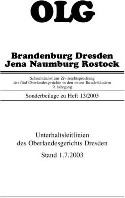 Brandenburg Dresden Jena Naumburg Rostock - Unterhaltsleitlinien des Oberlandesgerichts Dresden Stand 1.7.2003