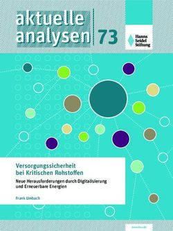 Aktuelle analysen |73 - Hanns ...