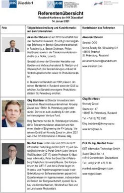 Referentenübersicht Russland-Konferenz der IHK Düsseldorf 14. Januar 2021 - IHK Düsseldorf