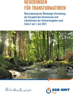 NEUERUNGEN F&Uuml;R TRANSFORMATOREN - &Uuml;berarbeitung der &Ouml;kodesign-Verordnung der Europ&auml;ischen Kommission und Inkrafttreten der Verlustvorgaben nach ...