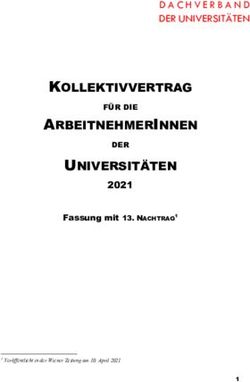 KOLLEKTIVVERTRAG ARBEITNEHMER INNEN UNIVERSIT&Auml;TEN - DER UNIVERSIT&Auml;TEN - JKU