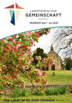 Das Leben ist f&uuml;r mich Christus! Philipper 1, 21 - PROGRAMM April - Juni 2020 Photo by Chris - LKG Rosstal