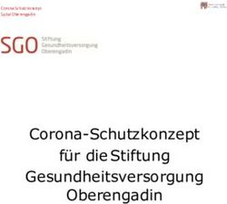 Corona-Schutzkonzept f&uuml;r die Stiftung Gesundheitsversorgung Oberengadin