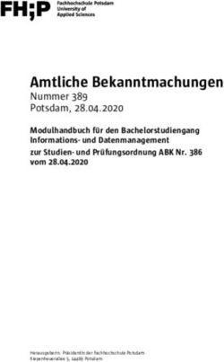 Amtliche Bekanntmachungen - Fachhochschule Potsdam