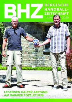 BHZ B ERGISCHE HANDBALL-ZEITSCHRIFT - JUNI 2020 - Osenberg-Sportpresse