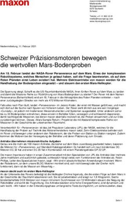 Schweizer Pr&auml;zisionsmotoren bewegen die wertvollen Mars-Bodenproben