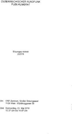&Ouml;STERREICHISCHER RUNDFUNK PUBLIKUMSRAT - 2/2019 Sitzungsprotokoll - 10.07 Uhr bis 14.07 Uhr - ORF