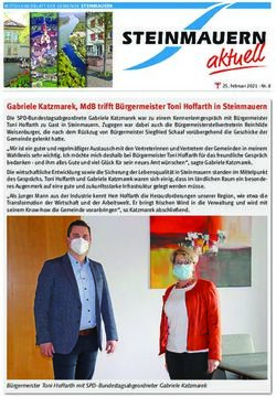GABRIELE KATZMAREK, MDB TRIFFT B&Uuml;RGERMEISTER TONI HOFFARTH IN STEINMAUERN