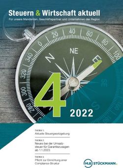 4 2022 THEMA 1: Aktuelle Steuergesetzgebung