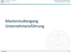 Masterstudiengang Unternehmensführung 06.04.2021 - Universität ...