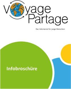 Infobroschüre Das Volontariat für junge Menschen - Don Bosco