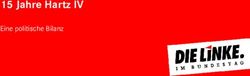 15 Jahre Hartz IV Eine politische Bilanz - Fraktion DIE LINKE