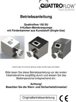 Betriebsanleitung - PSG Dover