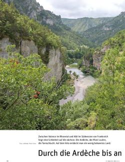 Durch die Ard&egrave;che bis an den Tarn - Peter Krebs