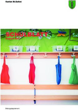 SCHULBLATT August 2021 - Kanton St. Gallen