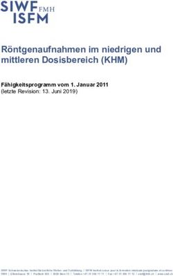 R&ouml;ntgenaufnahmen im niedrigen und mittleren Dosisbereich (KHM) - SIWF