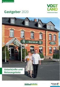 Gastgeber 2020 - Unterkünft e und Reiseangebote - Vogtland Tourismus