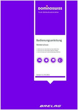 Bedienungsanleitung Wetterschutz - Brelag