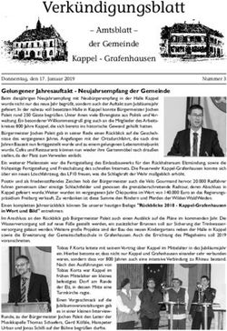 Verk&uuml;ndigungsblatt - Amtsblatt - der Gemeinde Kappel - Grafenhausen - Gemeinde Kappel-Grafenhausen