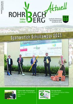 Sp ate ns t ich Sch ulc amp us 2021 - Stadtgemeinde Rohrbach-Berg