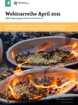 Webinarreihe April 2021 - ARGE Jugend gegen Gewalt und Rassismus Renaissance eines links-rechten Antisemitismus und Antiamerikanismus? ...