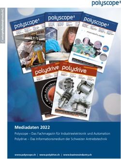 Mediadaten 2022 Polyscope - Das Fachmagazin f&uuml;r Industrieelektronik und Automation Polydrive - Das Informationsmedium der Schweizer ...