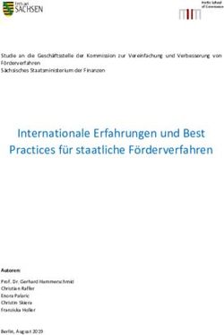 Internationale Erfahrungen und Best Practices für staatliche Förderverfahren